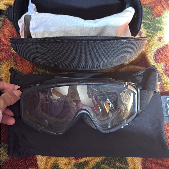 OAKLEY SI Tactical Ballistic Z87 Goggles W/ Anti-Fog Fan with 3 extra lenses